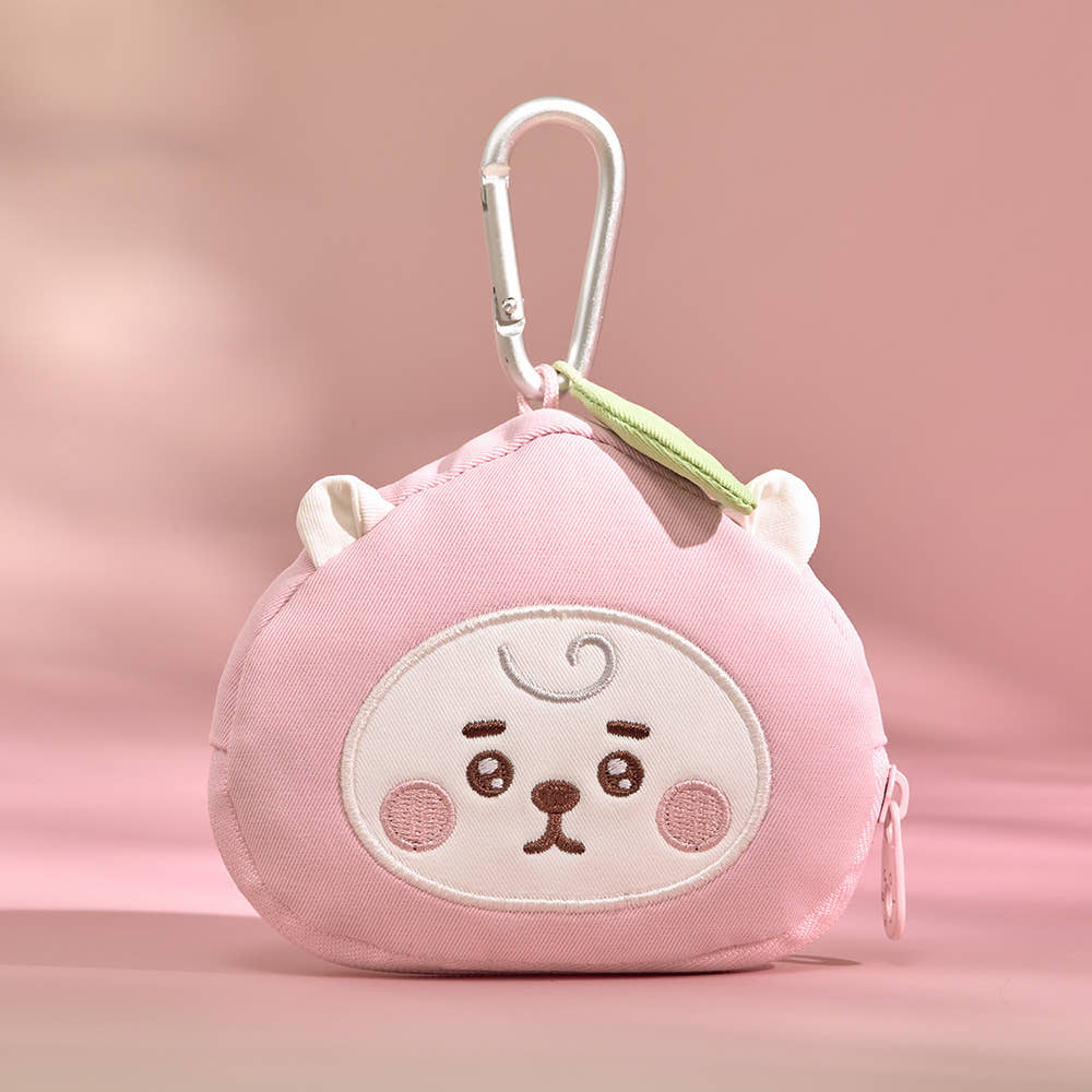 BT21: Peach Holic - Face Pouch Keyring