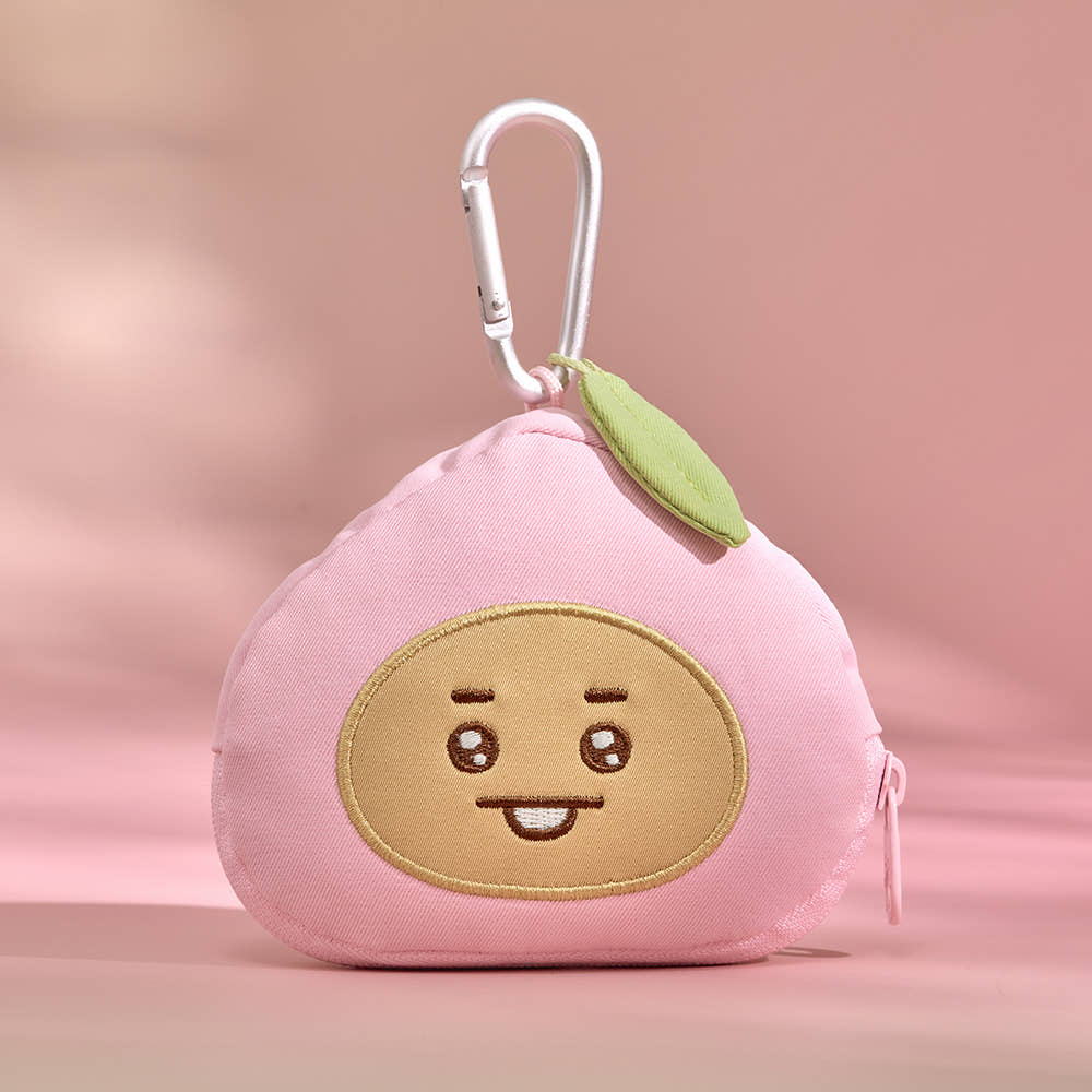 BT21: Peach Holic - Face Pouch Keyring