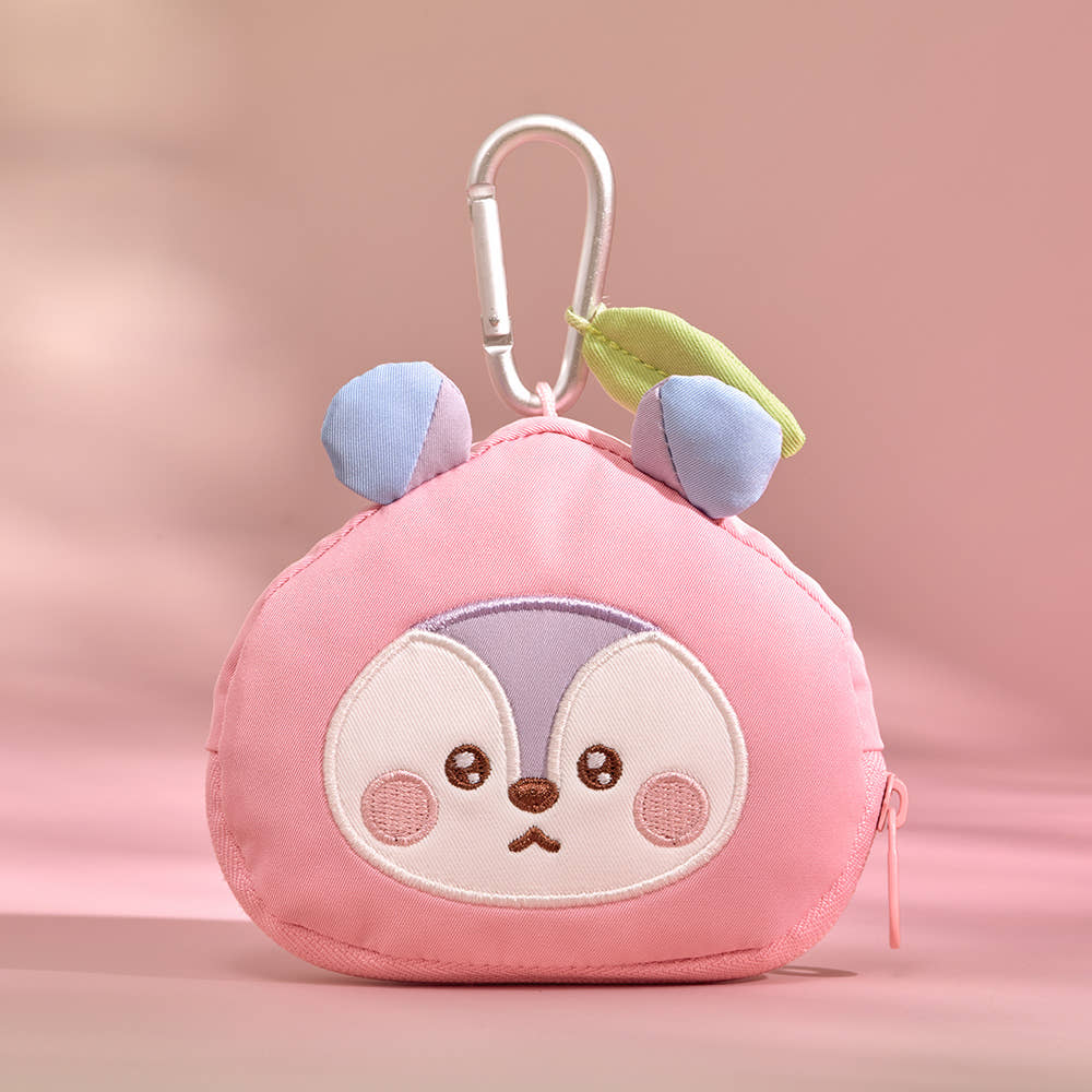 BT21: Peach Holic - Face Pouch Keyring