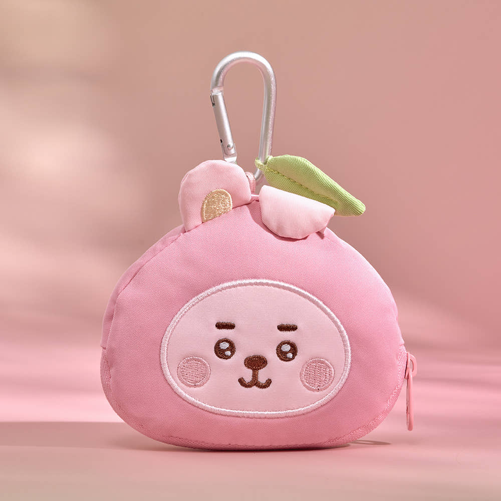 BT21: Peach Holic - Face Pouch Keyring – Harumio