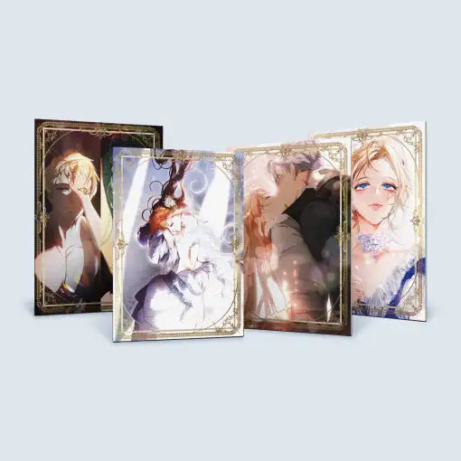 Secret Lady - Gold Leaf Illustration Card Set - KWSTORE - Illustration Card - Harumio