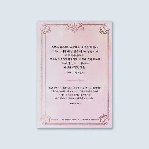 Secret Lady - Illustration Commentary Cards Vol.2 - KWSTORE - Illustration Card - Harumio