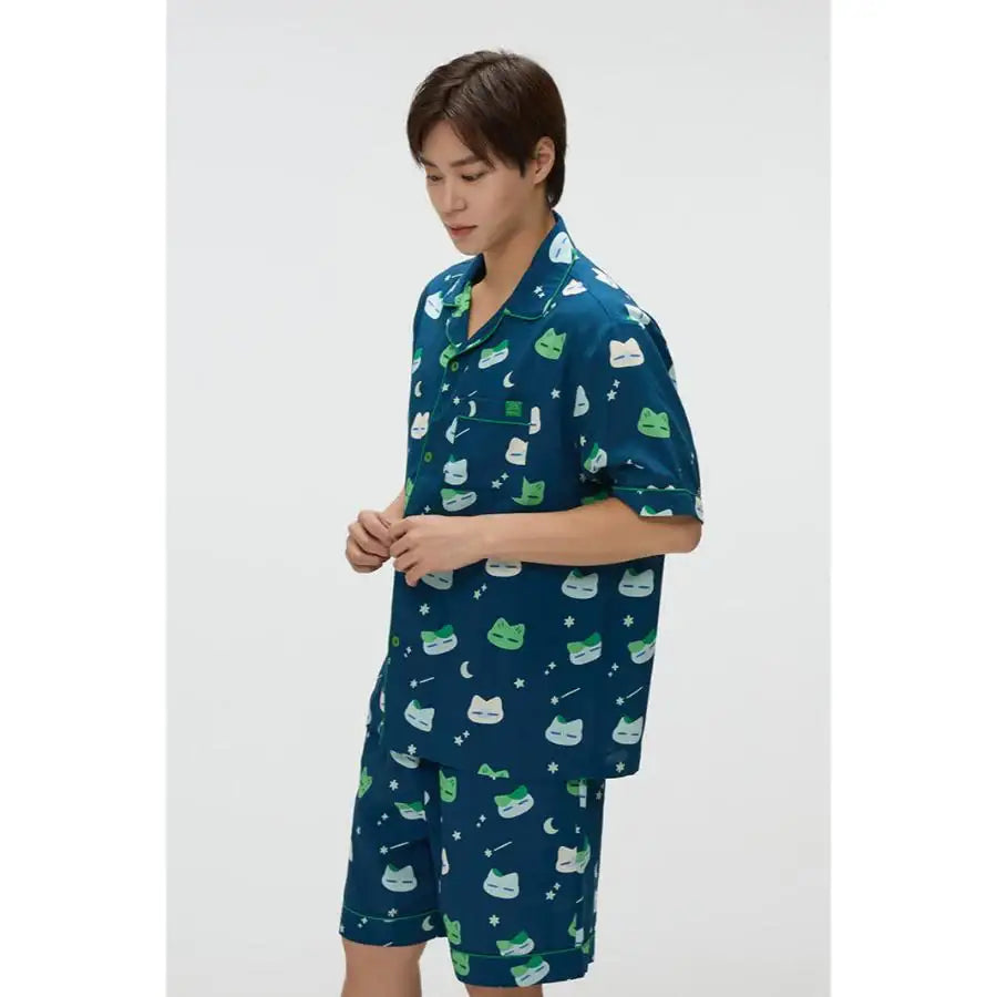 SPAO x Earthlings - Hello Earthling Short Sleeve Pajamas Set - SPAO - Pajamas - Harumio