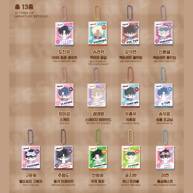 BOM SWEET HOME - BBOSIRAEGI Miniature Keyring