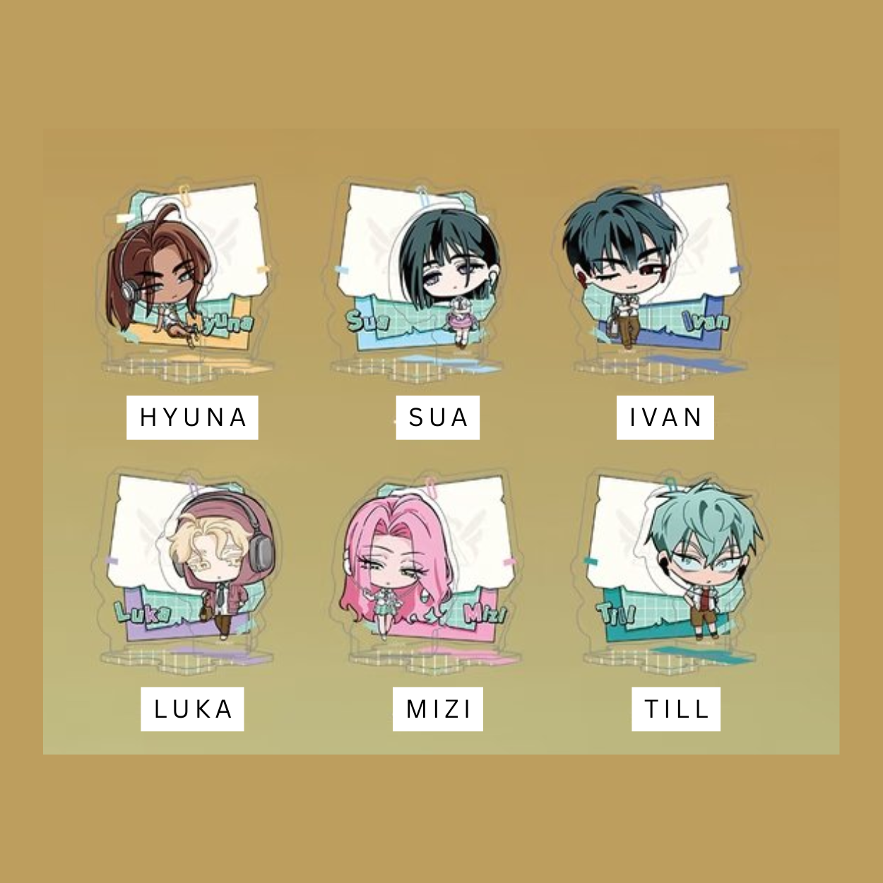 Alien Stage Zombie Stage: Fading Youth - Chibi Style Acrylic Stand