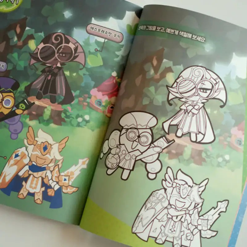Cookie Run - Sticker Coloring Book - Cookie Run - Coloring Book - Harumio