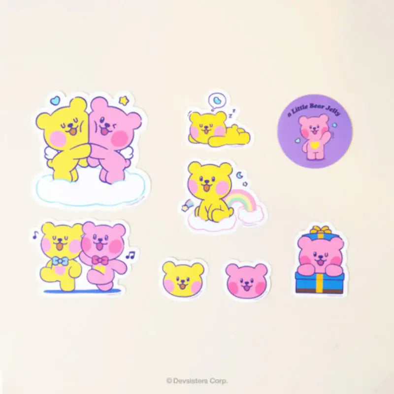 Cookie Run - Bear Jelly Deco Sticker Set - Cookie Run - Stickers - Harumio