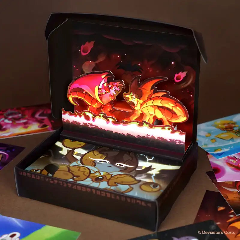 Cookie Run - Dragon Pop-Up Postcard Set - Cookie Run - Postcard - Harumio