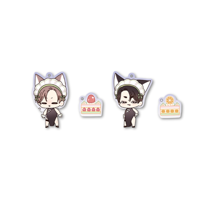 4 Weeks Lover - Daylight Notes Series – Acrylic Keychain Set