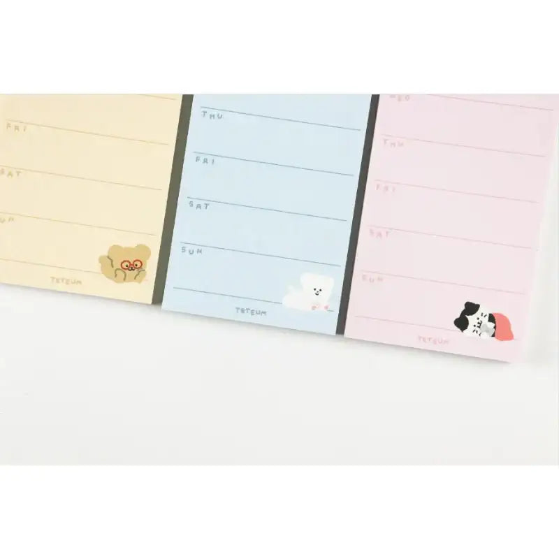 Teteum - Long Memo Pad 2 - Teteum - Stationery - Harumio