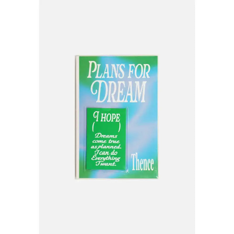 THENCE - Planner WTD Dream - THENCE - Planner - Harumio