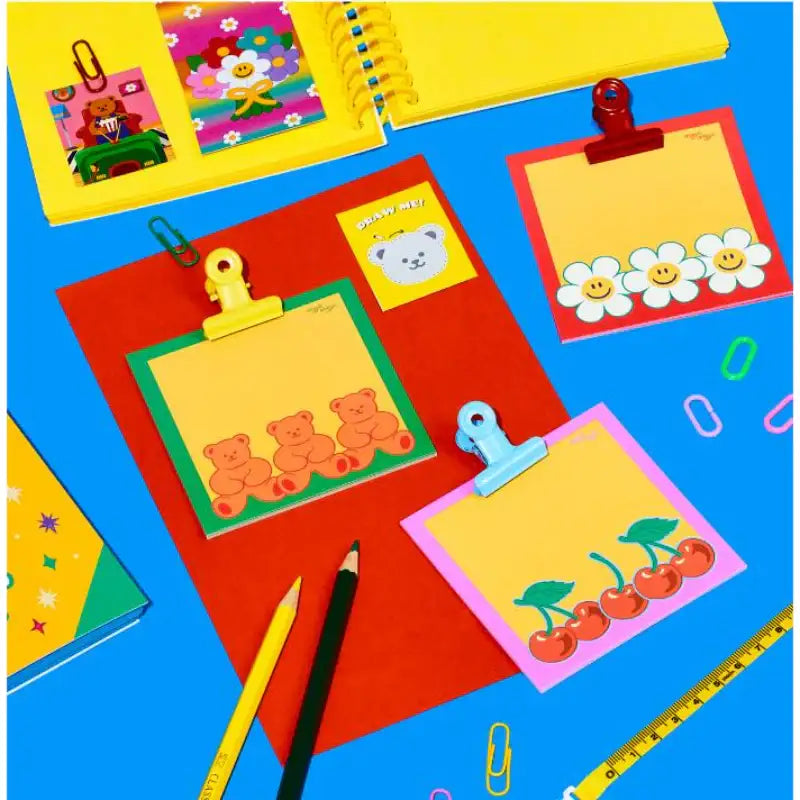 Wiggle Wiggle - Sticky Memo Set - Wiggle Wiggle - Stationary - Harumio