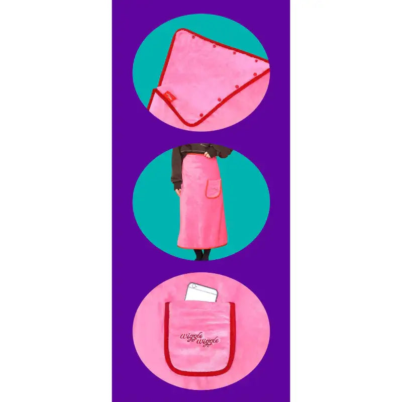 Wiggle Wiggle - Cushion Blanket 2 - Wiggle Wiggle - Home & Living, Accessories - Harumio