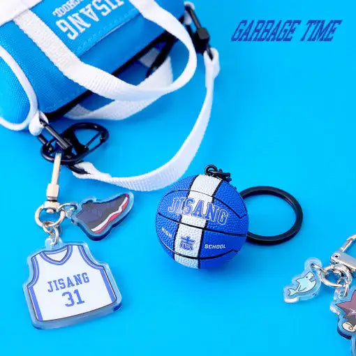 Garbage Time - Mini Basketball Keyring - Webtoon Friends - Keyring - Harumio
