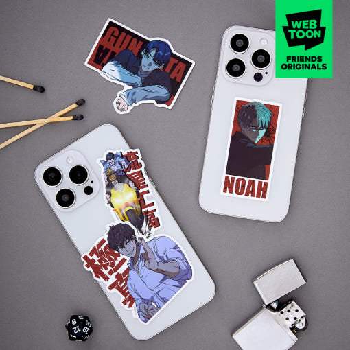 Study Group - Sticker Pack - Webtoon Friends - Sticker - Harumio