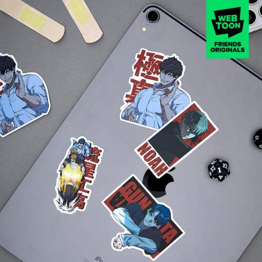 Study Group - Sticker Pack - Webtoon Friends - Sticker - Harumio