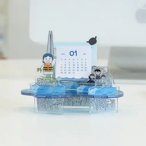 Cage On The Water - 2024 Acrylic Calendar - Webtoon Friends - Calendar - Harumio