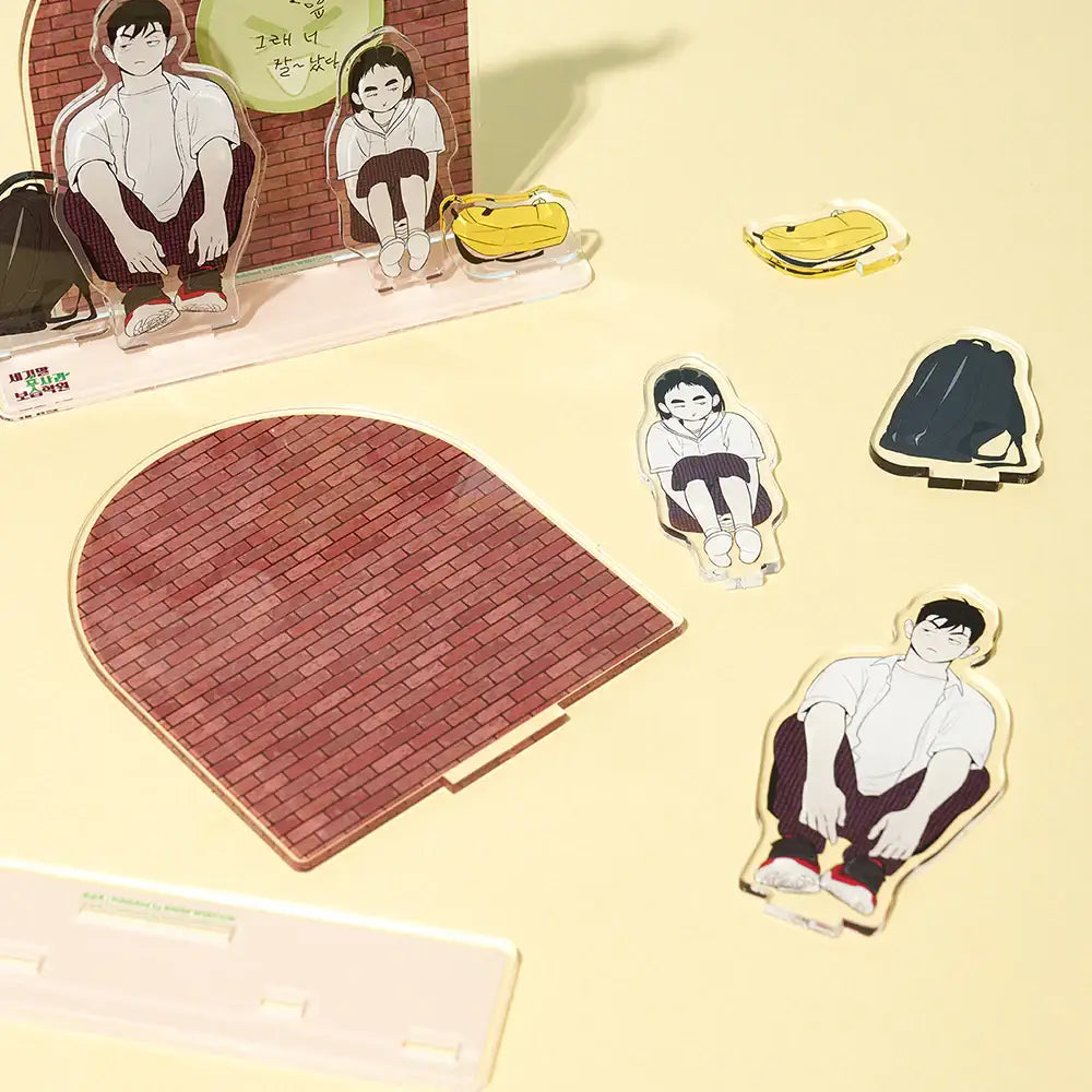 After School Lessons For Unripe Apples - Acrylic Stand Notepad - Webtoon Friends - Acrylic Stand - Harumio