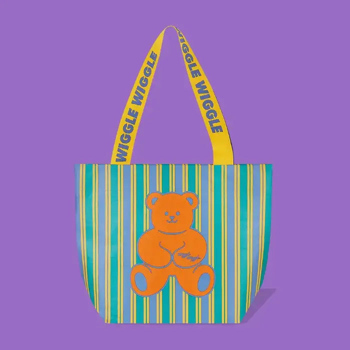 Wiggle Wiggle - Teddy Bear Reusable Shopper Bag (S) - Wiggle Wiggle - Clothing - Harumio