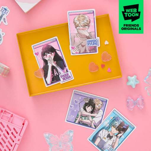 Villain With a Crush - Sticker Pack - Webtoon Friends - Sticker - Harumio