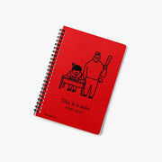 K Academy Survival Story - This is a Note A5 Spring Notebook (Red) - Marpple Shop - Notebook - Harumio