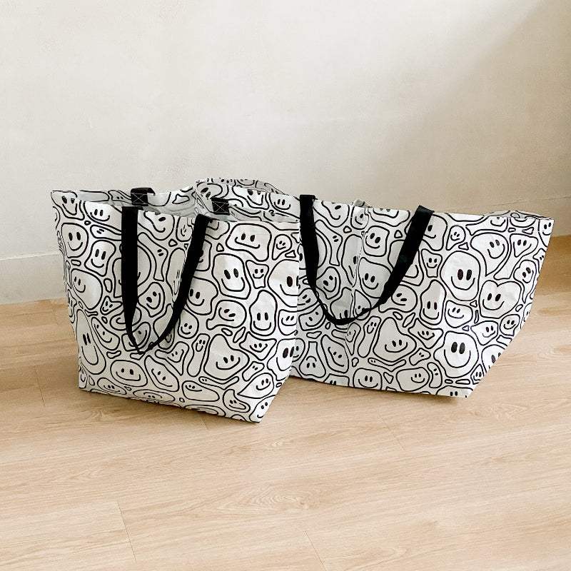 SALDA - Smiley Shopping Basket - SALDA - Bags - Harumio
