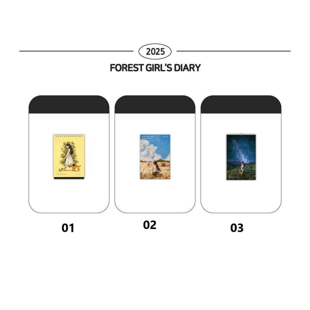 2025 AEPPOL Forest Girl Diary : Planner and Calendar (tumblbug) - AEPPOL - Manhwa - Harumio