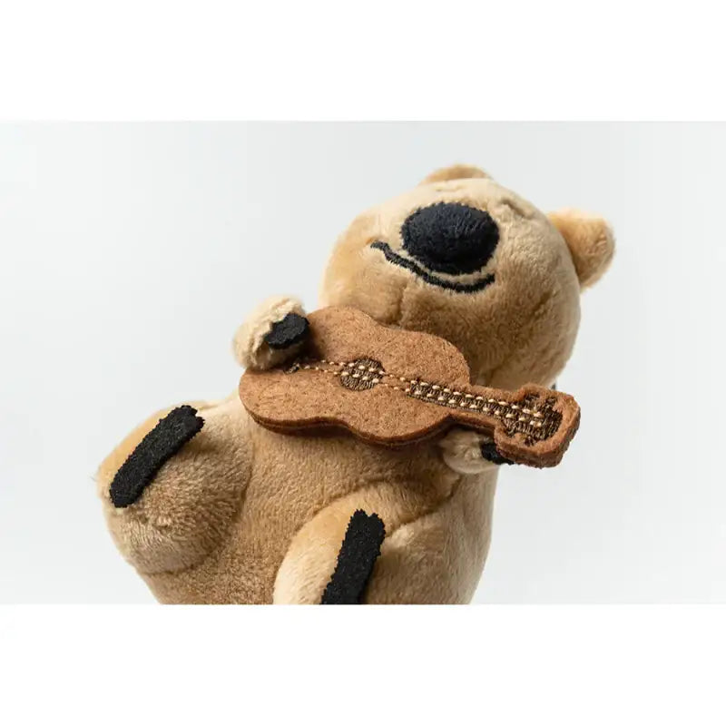 Dinotaeng - Ukulele & Heart Quokka Keyring - Dinotaeng - Keyrings - Harumio