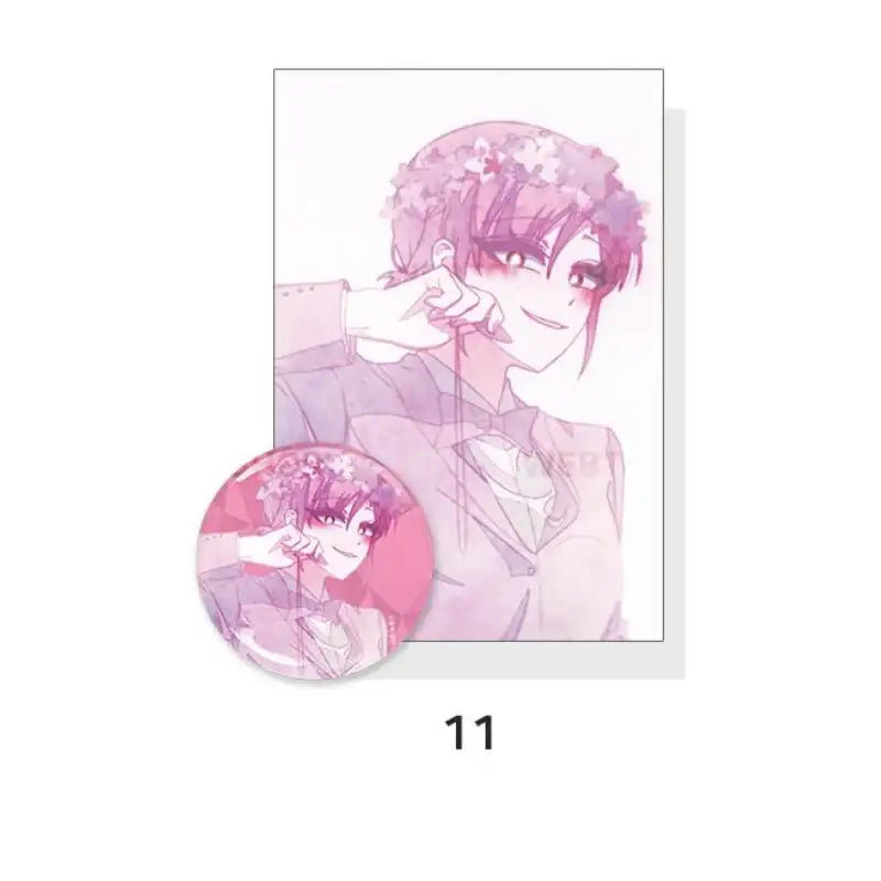 Surplus Commando - Postcard & Pin Button Set - Webtoon Shop - Accessories, Stationery - Harumio