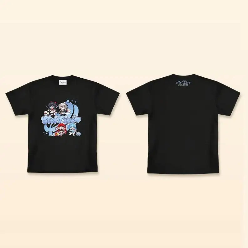 StelLive Universe x ANIPLUS - Short Sleeve T-Shirt - ANIPLUS - T-Shirt - Harumio