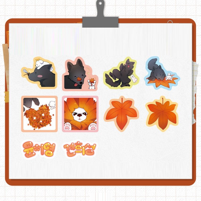 COMI PLUS x GANYMEDES x Toyou's Dream - Paws & Claws Q Version Sticker Pack