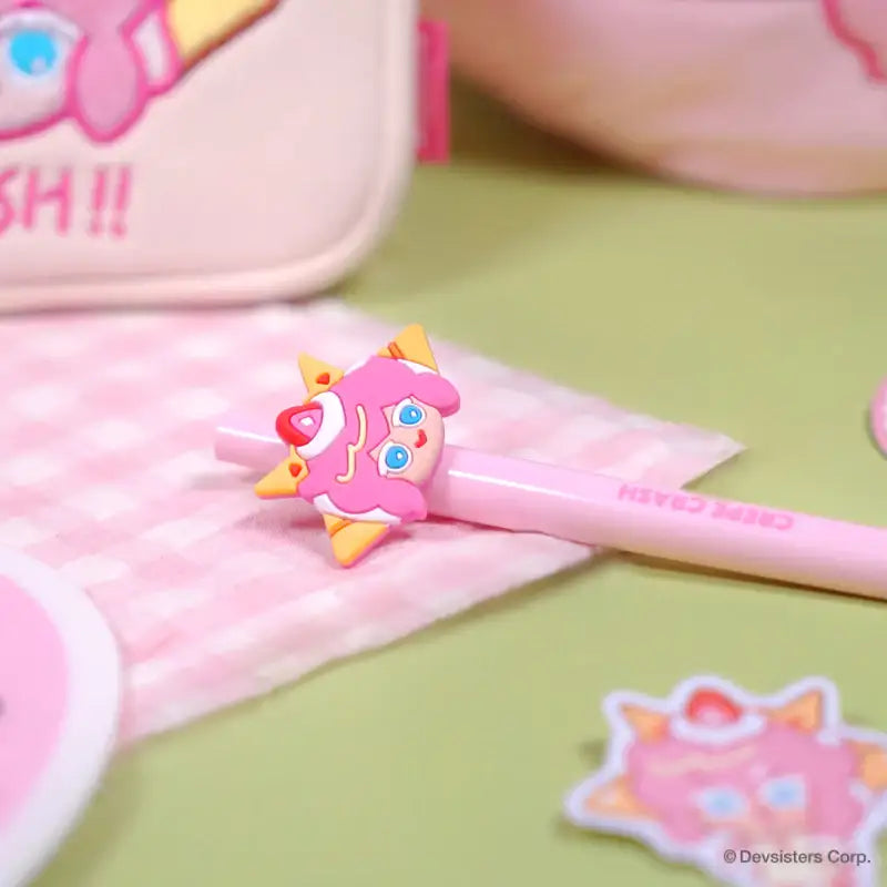 Cookie Run - Crepe Crash Strawberry Crepe Flavor Cookie Gel Pen - Cookie Run - Pen - Harumio