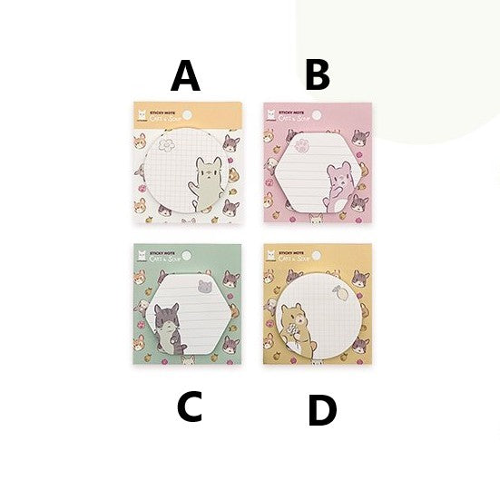 Cats and Soup X V-Square - Memo Pad - V-SQUARE - Memo Pad - Harumio