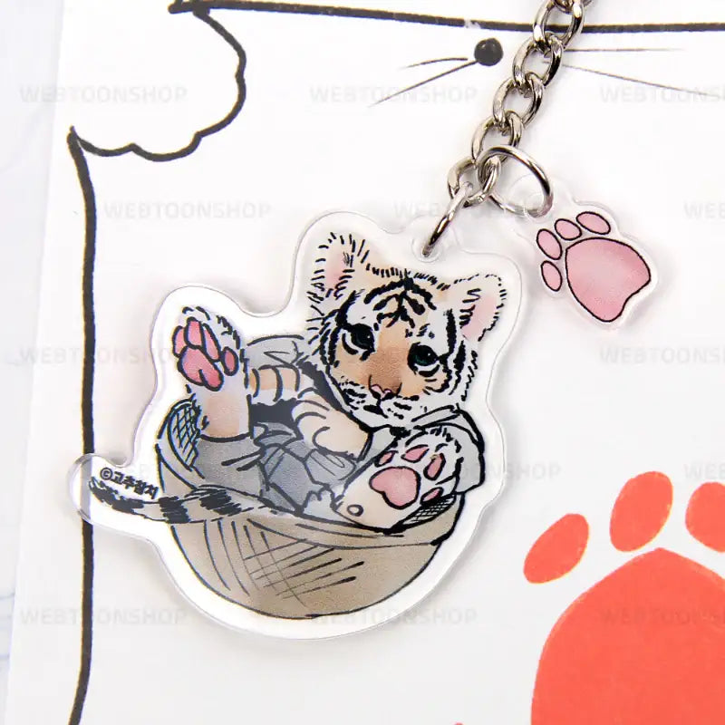 Tale of the Tiger Bride - Baby Jibeom Acrylic Keyring - Webtoon Shop - Acrylic Keyring - Harumio