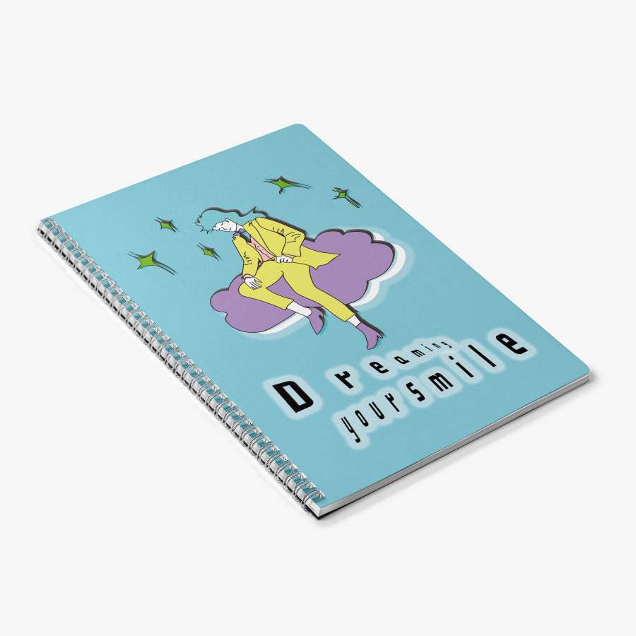 Bluemoon - A4 Spring Notebook - Marpple Shop - Notebook - Harumio