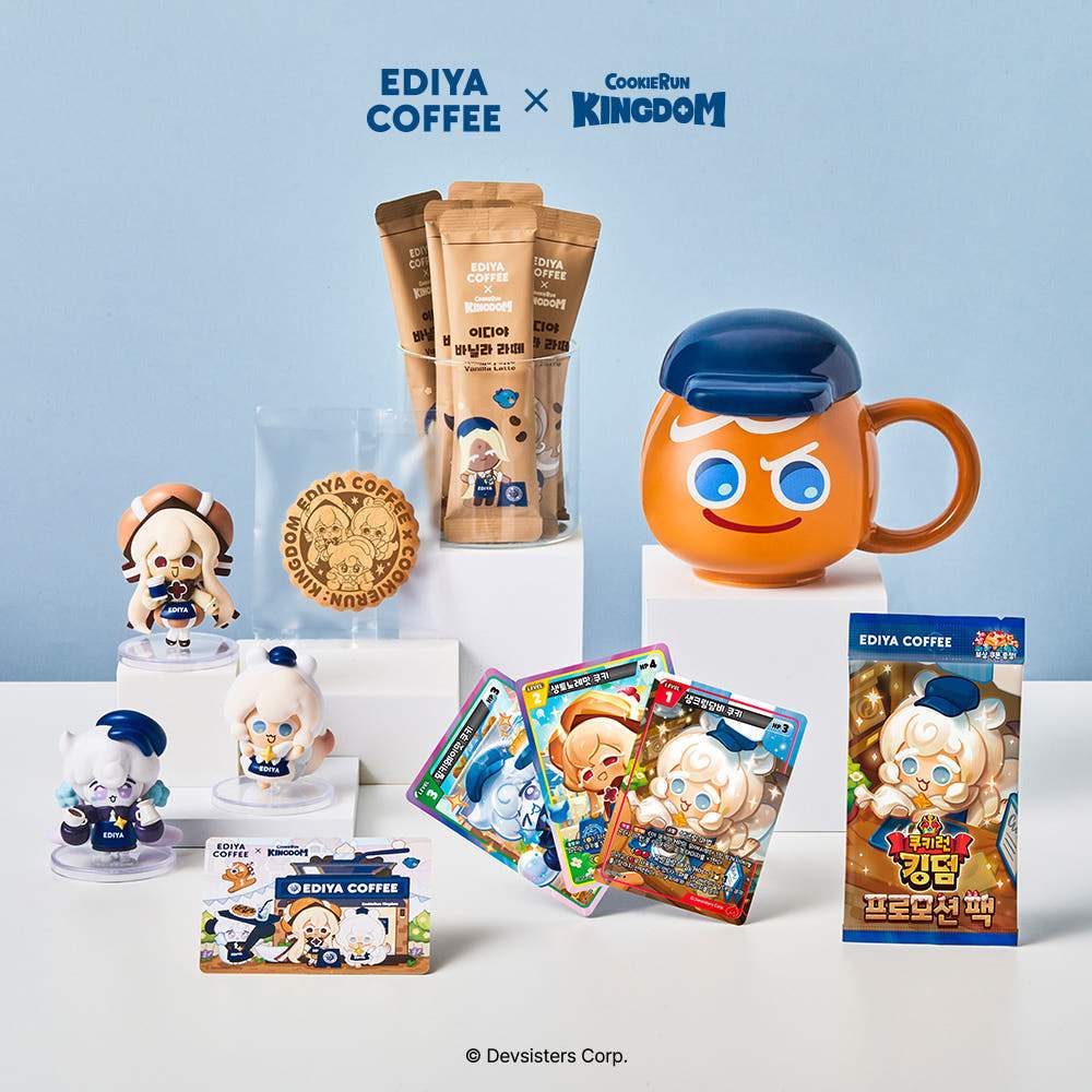 Ediya Coffee x Cookie Run : Kingdom - Barista Package - Cookie Run - Package - Harumio