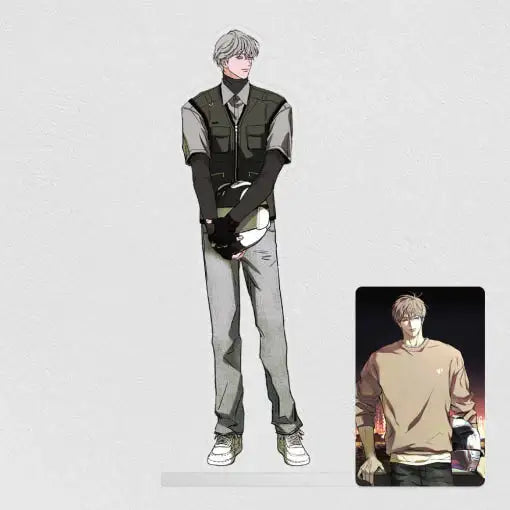The Pizza Delivery Man and the Gold Palace - Acrylic Stand - Official W - Acrylic Stand - Harumio