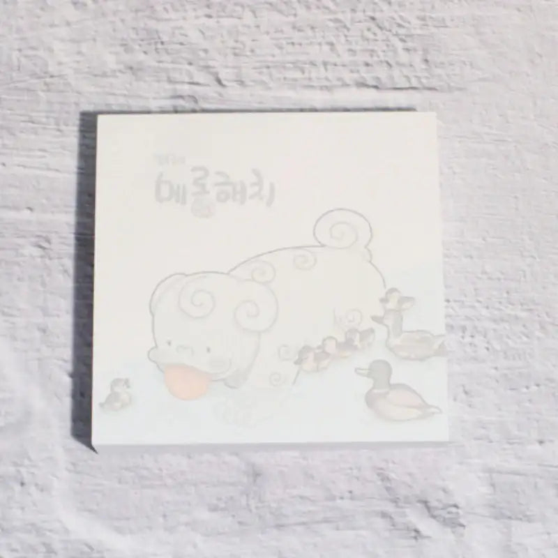 Merong Haechi - Memo Pad - Soone Content - Memo Pads - Harumio