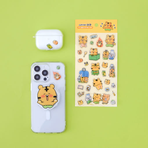 Coco the Timid Tiger -  PVC Chubby Coco Deco Sticker