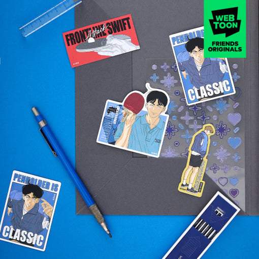 Penholder - Sticker Pack - Webtoon Friends - Sticker - Harumio