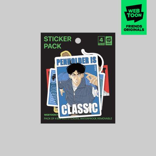 Penholder - Sticker Pack - Webtoon Friends - Sticker - Harumio