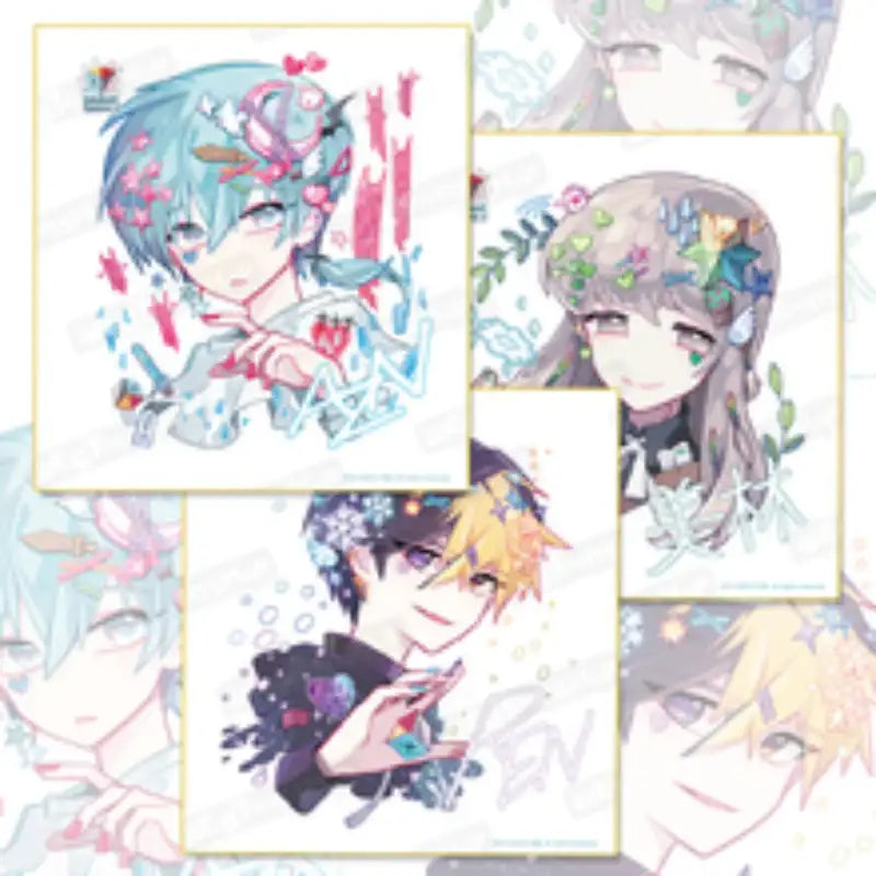 Anz - Autographed Paper - Webtoon Shop - Illustrated Art Paper - Harumio