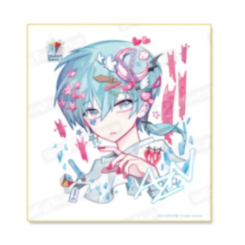 Anz - Autographed Paper - Webtoon Shop - Illustrated Art Paper - Harumio