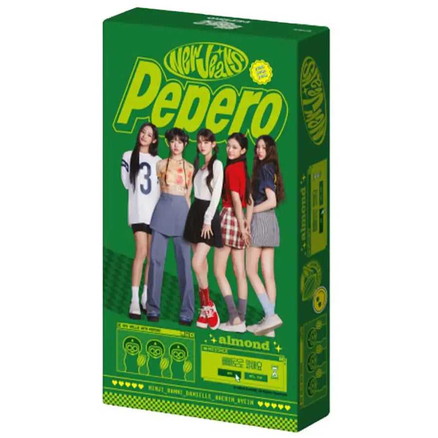 New Jeans x Lotte Pepero - Korea Almonds Chocolate Snack - New Jeans x Lotte Pepero - Food - Harumio