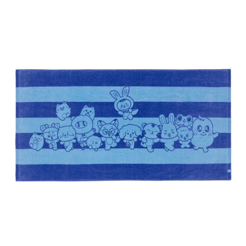 MINITEEN House Party - SEVENTEEN Official Character Pop-up - Beach Towel - HYBE - Beach Towel - Harumio