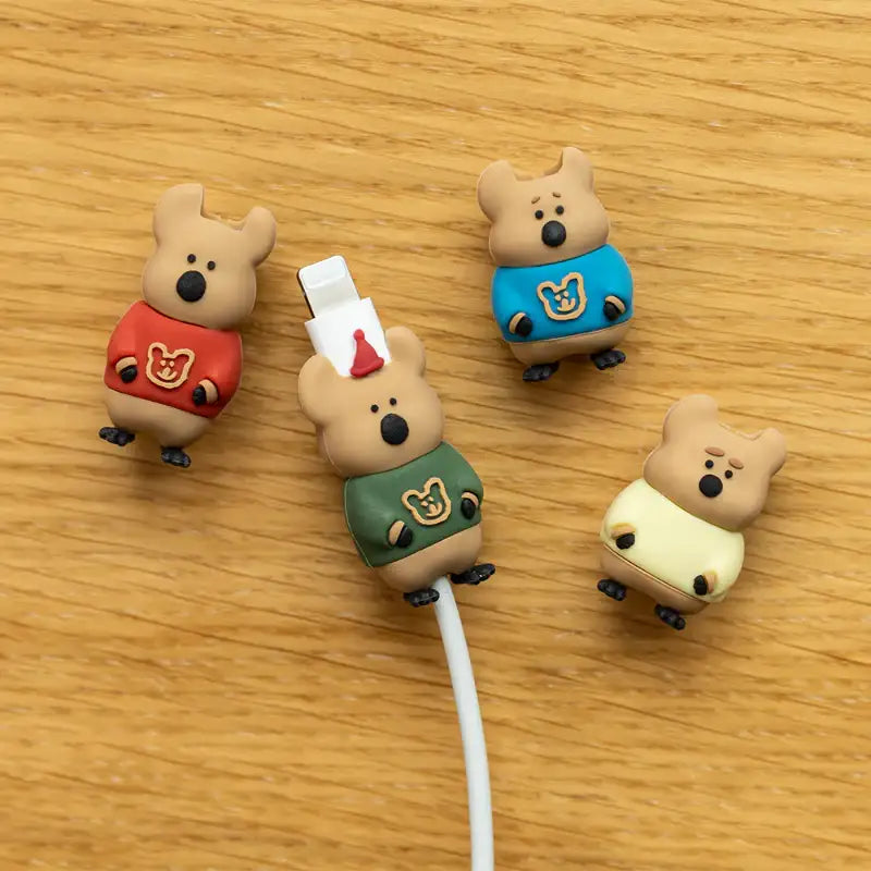 Dinotaeng - Quokka in School Cablecap - Dinotaeng - Cable Protectors - Harumio