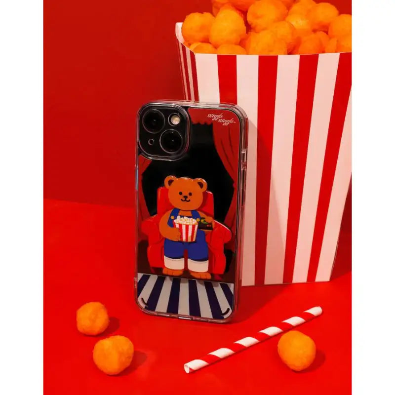 Wiggle Wiggle - Samsung Series Transparent Case & Big Griptok Set 3 - Wiggle Wiggle - Phone Case - Harumio