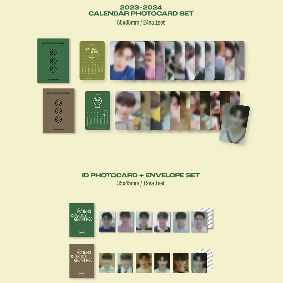 WONHO - Travel In 2023 / Vacation In 2024 : 2023 & 2024 Season's Greetings - Danal Entertainment / Highline Entertainment - Merchandise - Harumio