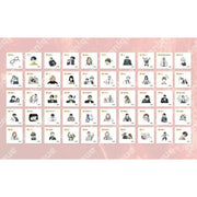 Study Group x Toonique - Random Tiny Sticker - Toonique - Sticker - Harumio