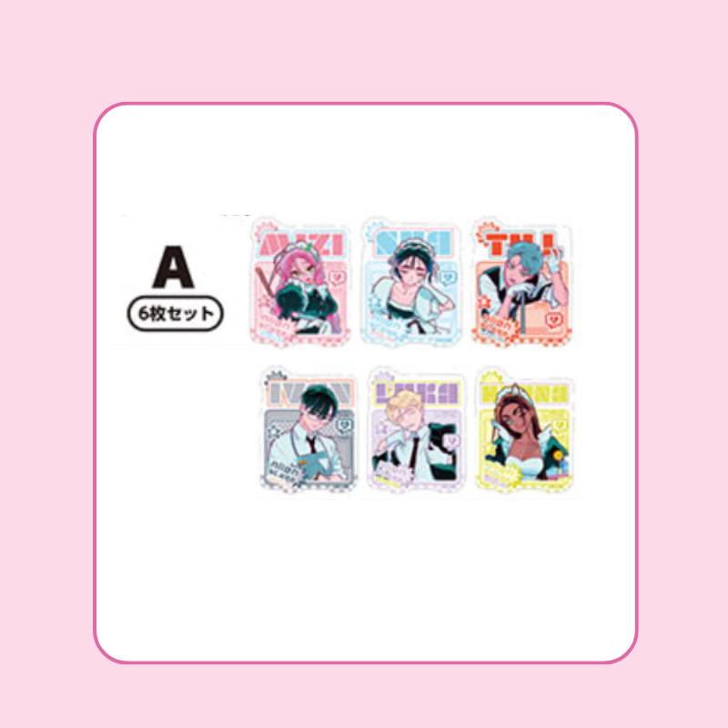 ALIEN STAGE X ANIMATE CAFE - Hologram Sticker Set